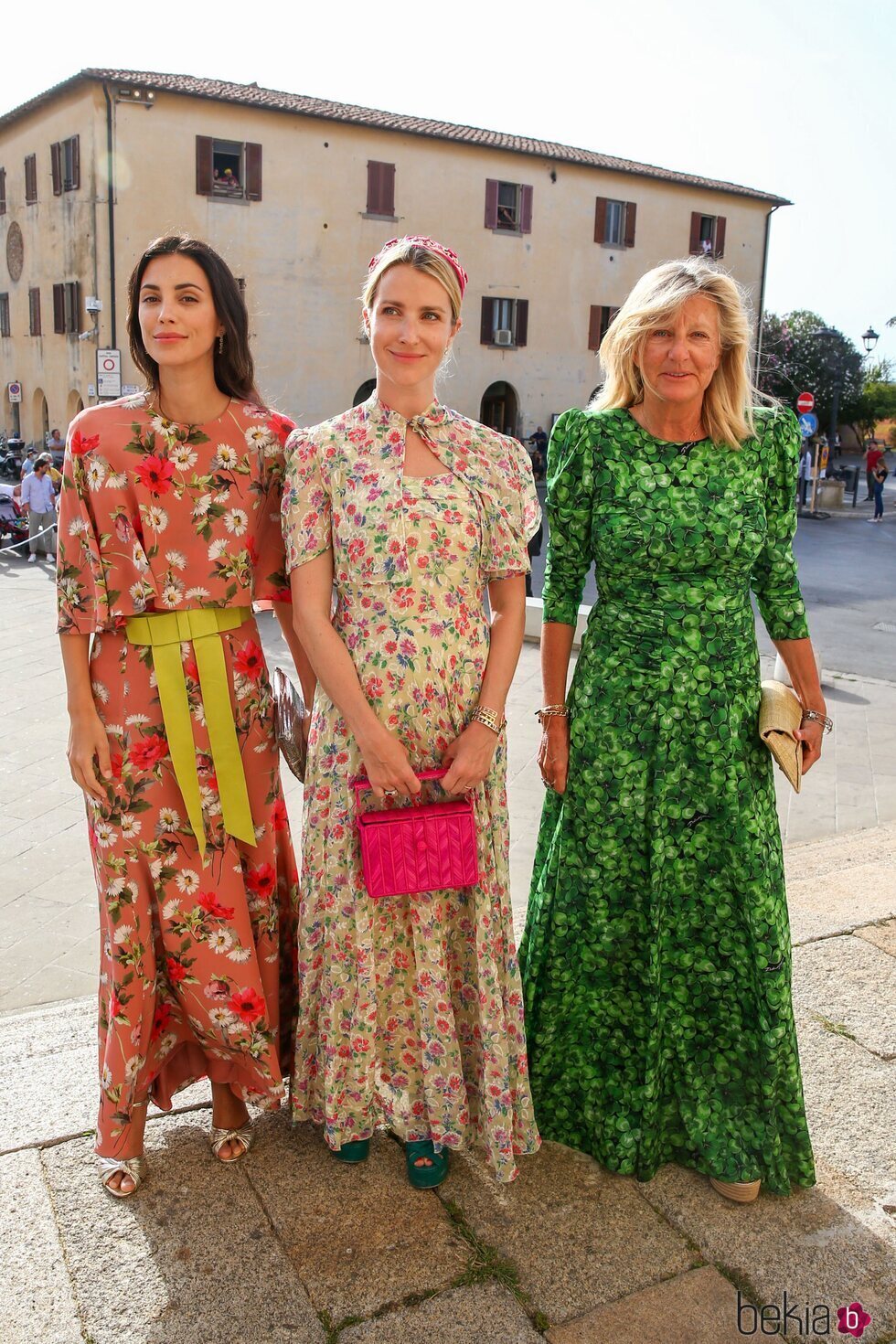 Sassa de Osma, Ekaterina de Hannover y Chantal Hochuli en la boda de Marie Astrid de Liechtenstein y Ralph Worthington