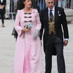 Sofía Landaluce en la boda de Jaime de Borbón-Dos Sicilias y Lady Charlotte Lindesay-Bethune