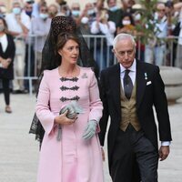 Sofía Landaluce en la boda de Jaime de Borbón-Dos Sicilias y Lady Charlotte Lindesay-Bethune