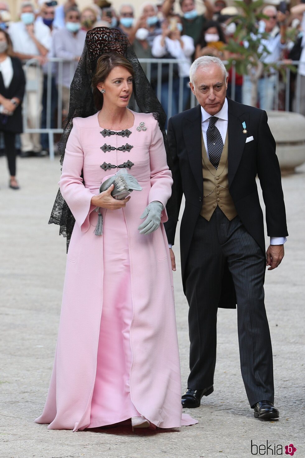 Sofía Landaluce en la boda de Jaime de Borbón-Dos Sicilias y Lady Charlotte Lindesay-Bethune