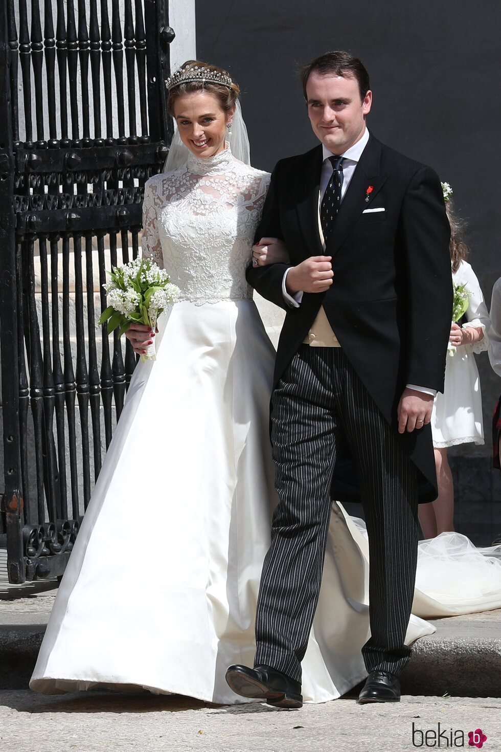 Jaime de Borbón-Dos Sicilias y Lady Charlotte Lindesay-Bethune en su boda