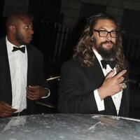 Jason Momoa en la fiesta por el estreno de 'Sin tiempo para morir'