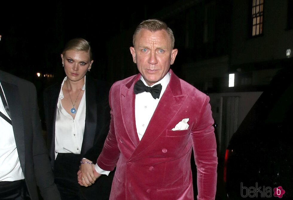 Daniel Craig en la fiesta por el estreno de 'Sin tiempo para morir'