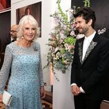 Camilla Parker y Ben Whishaw en el estreno de 'Sin tiempo para morir'