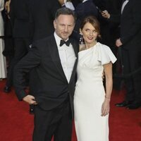 Geri Halliwell y Christopher Horner en el estreno de 'Sin tiempo para morir'