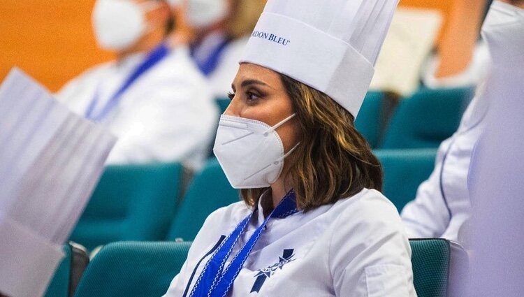 Tamara Falcó en su graduación como chef