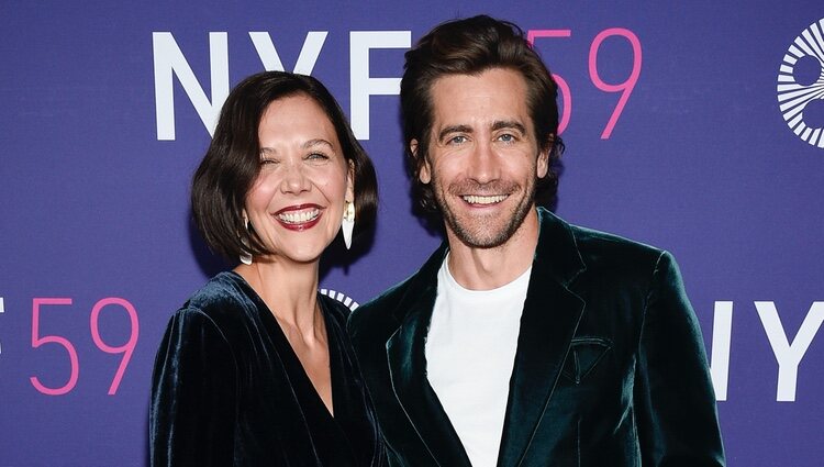 Maggie Gyllenhaal y Jake Gyllenhaal en el Festival de Cine de Nueva York 2021