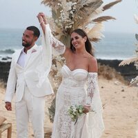 Anabel Pantoja y Omar Sánchez de recién casados en La Graciosa