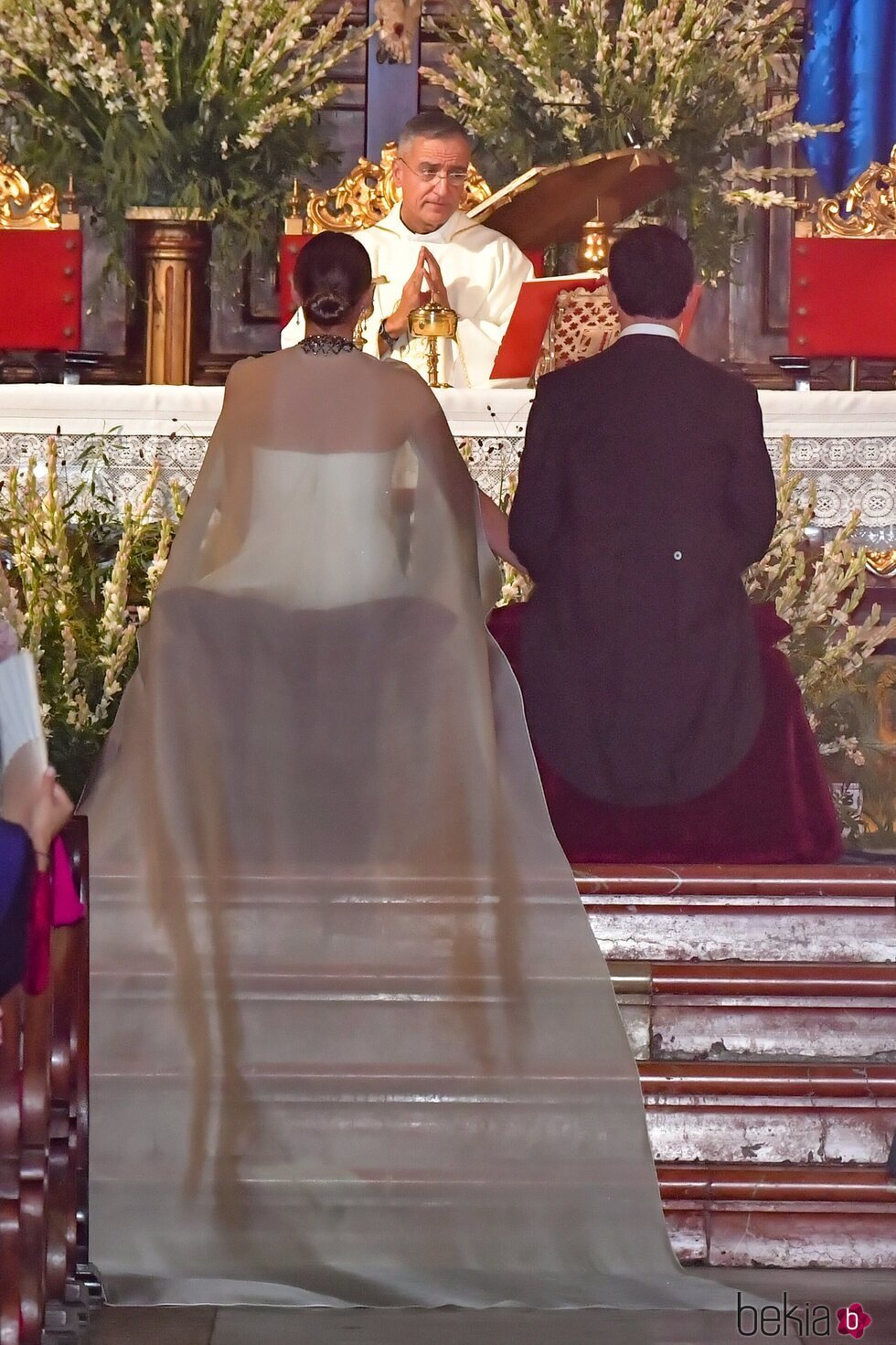 Claudia Osborne y José Entrecanales durante la ceremonia