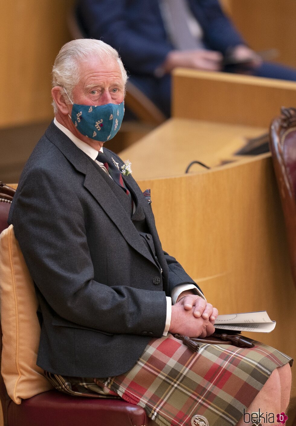 El Príncipe Carlos en la sesión inaugural del Parlamento de Escocia