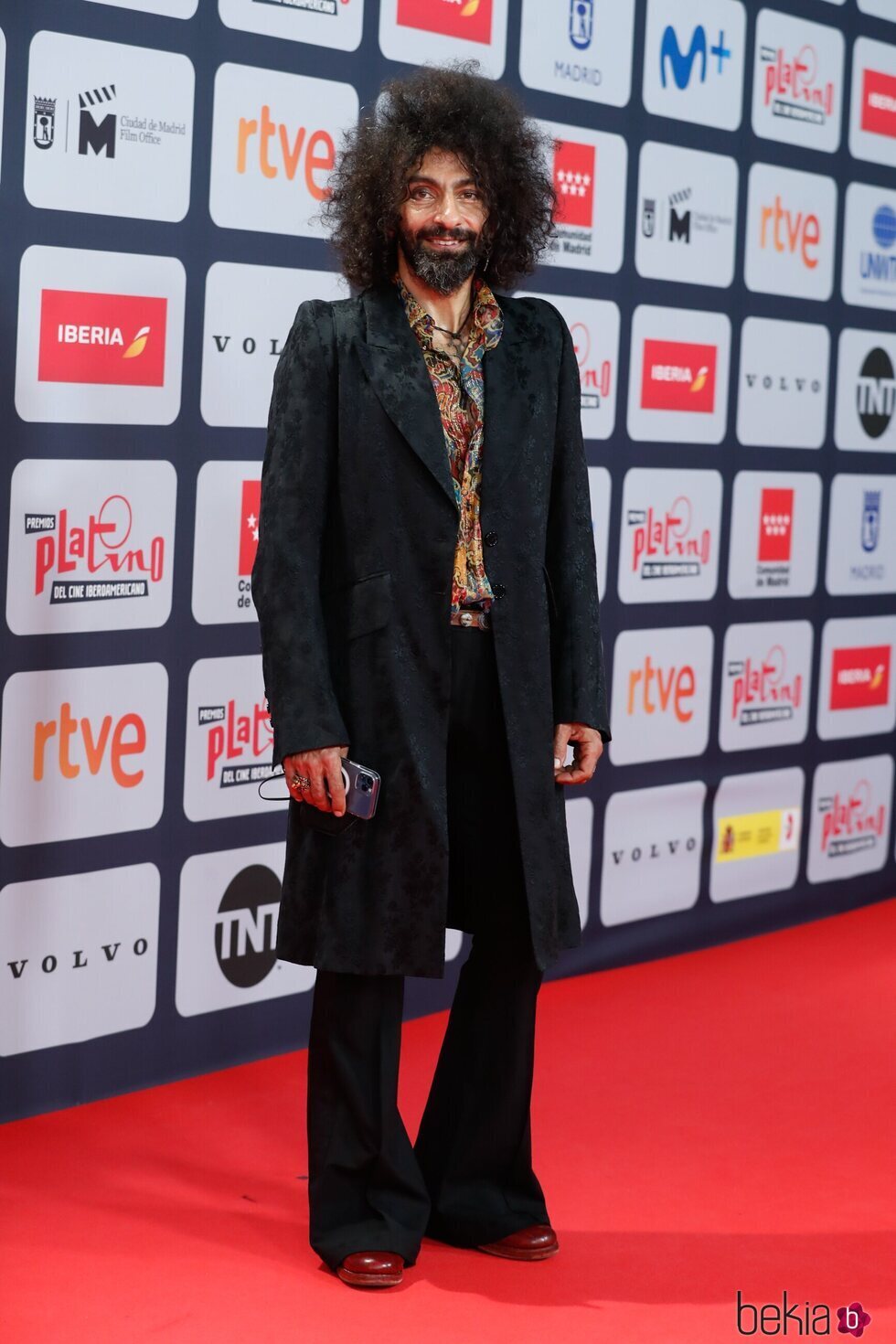 Ara Malikian en la alfombra roja de los Premios Platino 2021