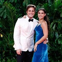 Renata Notni y Diego Boneta en la fiesta de los Premios Platino 2021