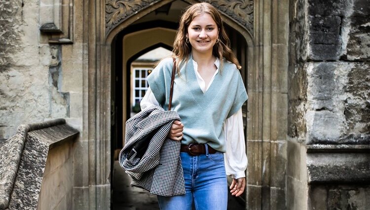 Isabel de Bélgica en el Lincoln College Oxford