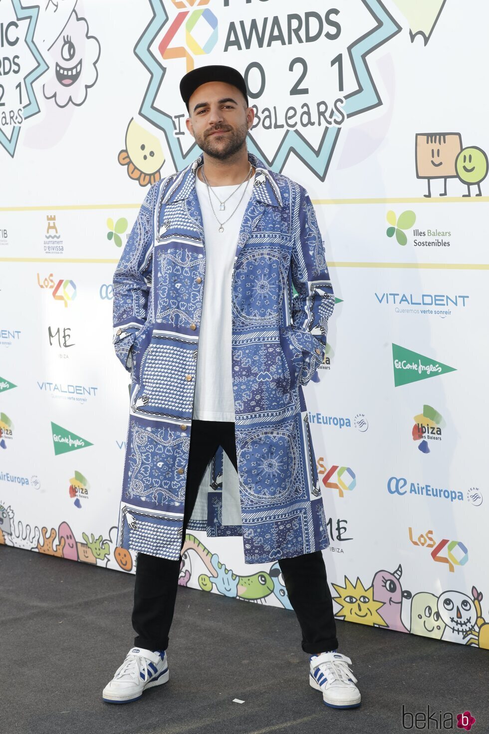 Nil Moliner en la cena de nominados de Los 40 Music Awards 2021