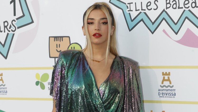 Lola Índigo en la cena de nominados de Los 40 Music Awards 2021