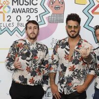 El grupo Bombai en la cena de nominados de Los 40 Music Awards 2021