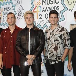 Dvicio en la cena de nominados de Los 40 Music Awards 2021