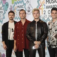 Dvicio en la cena de nominados de Los 40 Music Awards 2021