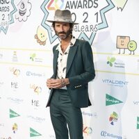 Leiva en la cena de nominados de Los 40 Music Awards 2021