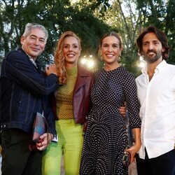 Boris Izaguirre, Rocío Carrasco, Raquel Sánchez Silva y Matías Dumont en el desfile de Palomo Spain