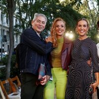 Boris Izaguirre, Rocío Carrasco, Raquel Sánchez Silva y Matías Dumont en el desfile de Palomo Spain