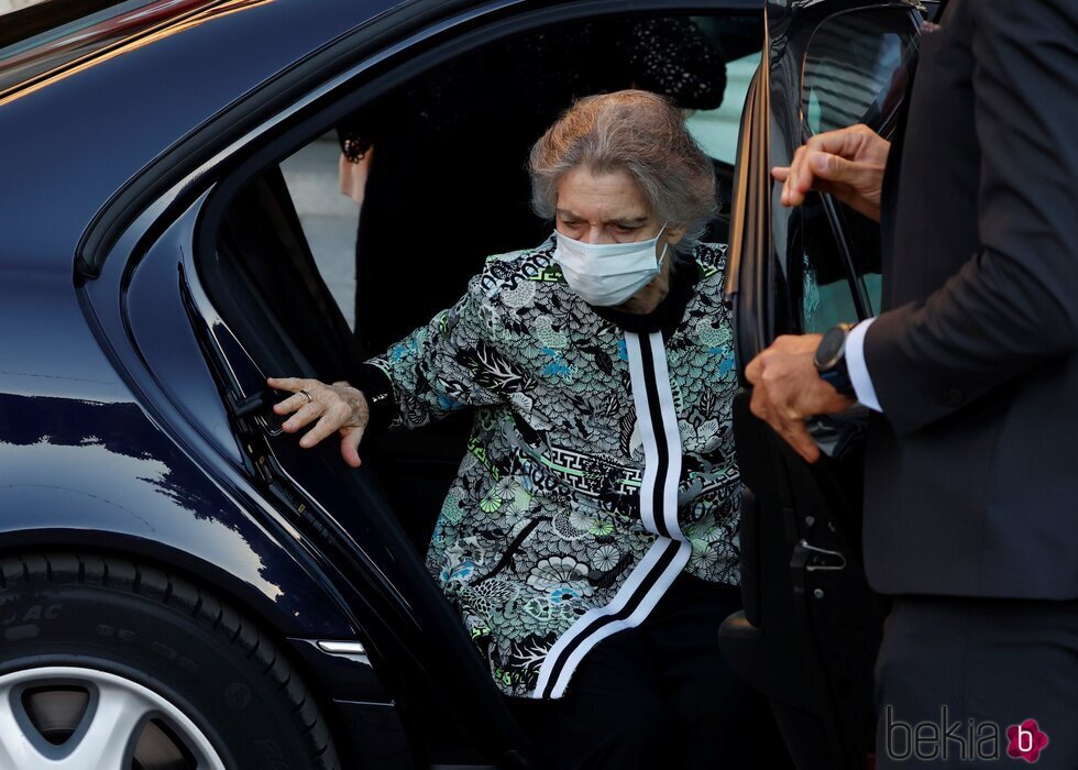 Irene de Grecia a su llegada al concierto por el 30 aniversario de la Escuela Superior de Música Reina Sofía