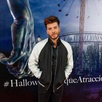 Blas Cantó en la fiesta de Halloween del Parque de Atracciones de Madrid 2021