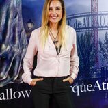 Mireia Montávez en la fiesta de Halloween del Parque de Atracciones de Madrid 2021