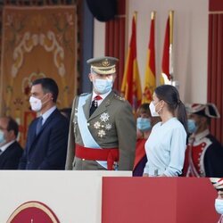 Los Reyes Felipe y Letizia comparten confidencias en el Día de la Hispanidad 2021