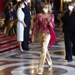 María Teresa Fernández de la Vega en la recepción del Día de la Hispanidad 2021