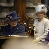 La Reina Isabel y la Princesa Ana en el centenario de la Royal British Legion