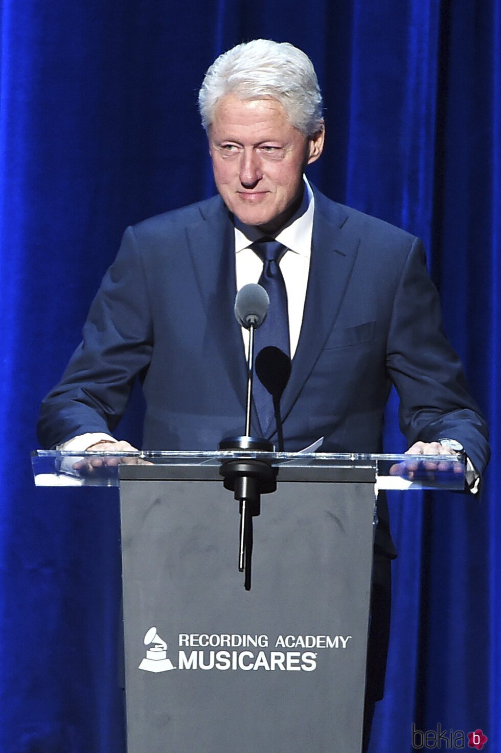 Bill Clinton en la entrega del galardón La Persona del año de MusiCares 2018