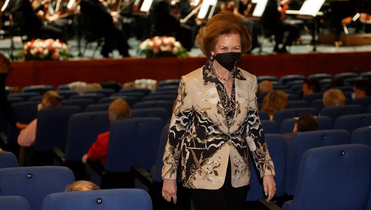 La Reina Sofía en el estreno de la obra galardonada por los Premios Reina Sofía de Composición