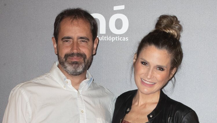 Verdeliss y su marido Aritz en la inauguración de la Casa MÓ de Multiópticas