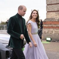 El Príncipe Guillermo y Kate Middleton a su llegada a los Premios Earthshot 2021