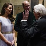 El Príncipe Guillermo y Kate Middleton con David Attenborough en los Premios Earthshot 2021