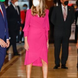 La Princesa Leonor y Adrián Barbón en el Concierto Premios Princesa de Asturias 2021