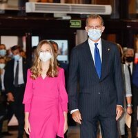 El Rey Felipe y la Princesa Leonor en el Concierto Premios Princesa de Asturias 2021