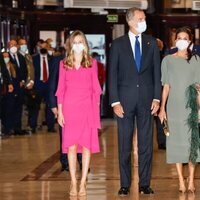 Los Reyes Felipe y Letizia, la Princesa Leonor y la Infanta Sofía en el Concierto Premios Princesa de Asturias 2021