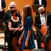 La Infanta Sofía durante el Concierto Premios Princesa de Asturias 2021