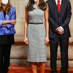 La Reina Letizia en la audiencia a los galardonados de los Premios Princesa de Asturias 2021