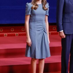 La Princesa Leonor en la audiencia a los galardonados de los Premios Princesa de Asturias 2021 en Oviedo