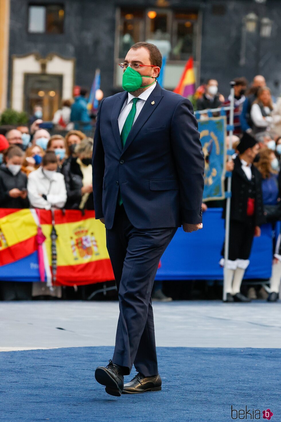 Adrián Barbón en los Premios Princesa de Asturias 2021