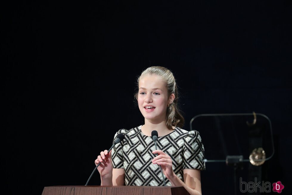 La Princesa Leonor ofrece un discurso en los Premios Princesa de Asturias 2021