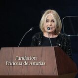 Gloria Steinem durante su discurso en los Premios Princesa de Asturias 2021