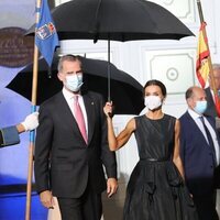 Los Reyes Felipe y Letizia tras la gala de los Premios Princesa de Asturias 2021