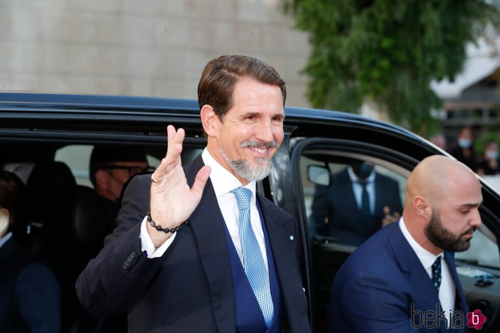 Pablo de Grecia en la boda de Felipe de Grecia y Nina Flohr