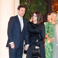 Eugenia de York y Jack Brooksbank en la boda de Felipe de Grecia y Nina Flohr