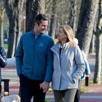 La Infanta Cristina e Iñaki Urdangarin se dedican una tierna mirada en Vitoria