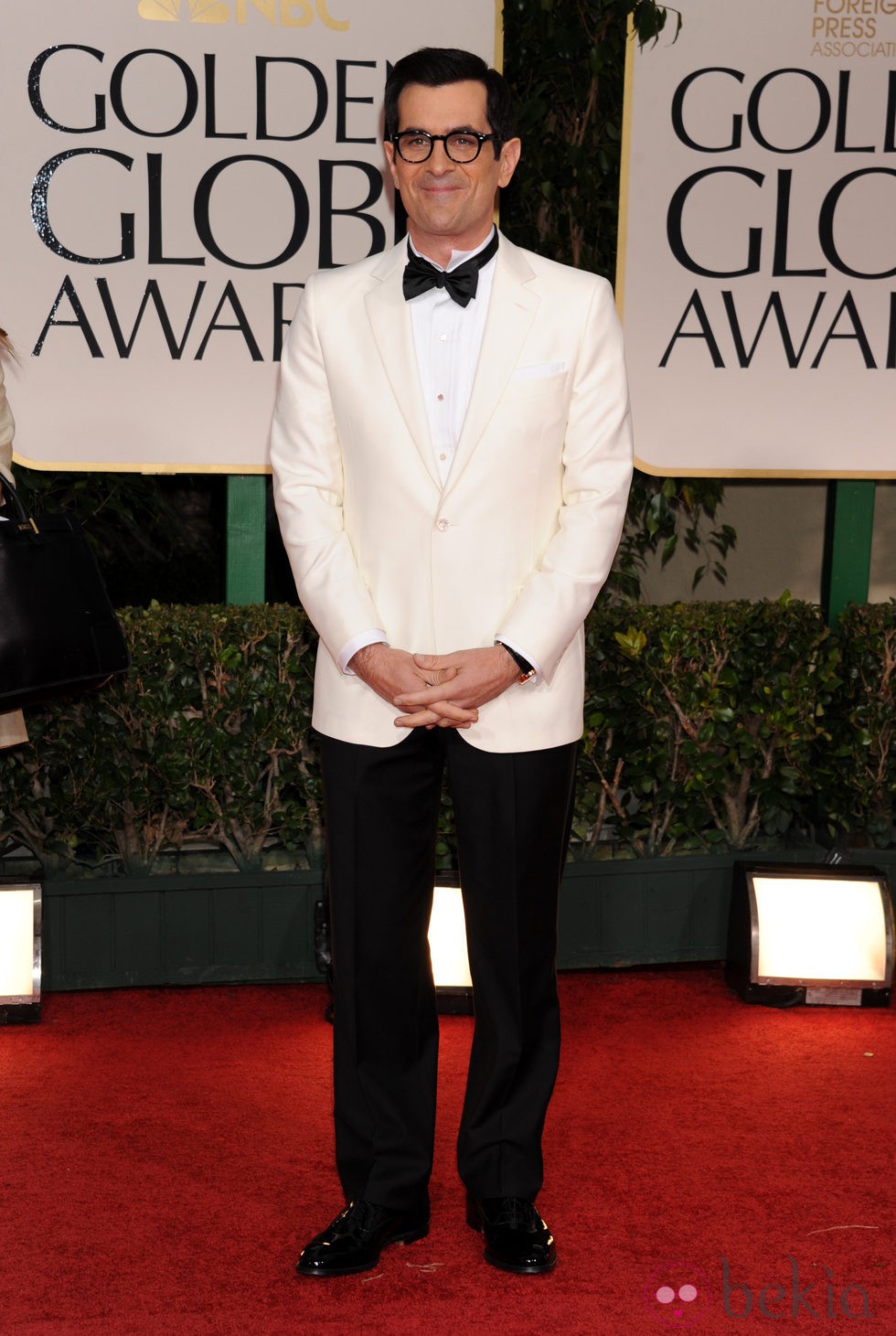 Ty Burrell en la alfombra roja de los Globos de Oro 2012